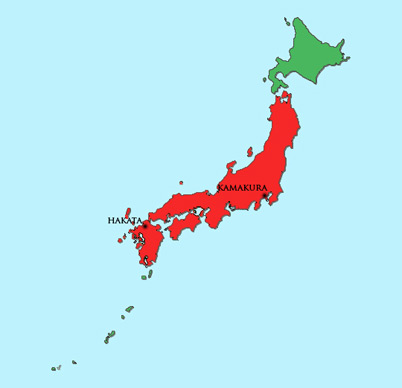 Japan Module | Map | Kamakura Period (1185 – 1333)