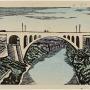 Hijiribashi 3/1/1930 by Henmi Takashi Japanese 1895-1944; woodcut on paper. (c) Carnegie Museum of Art, Pittsburgh. Bequest of Dr. James B. Austin, 89.28.189.4