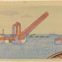 Shibaura Drawbridge 10/1/1931 by Suwa Kanenori Japanese 1897-1932; woodcut on paper. (c) Carnegie Museum of Art, Pittsburgh. Bequest of Dr. James B. Austin, 89.28.732.10