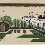View of Marunouchi 8/1/1930 by Kawakami Sumio Japanese 1895-1972; woodcut on paper. (c) Carnegie Museum of Art, Pittsburgh. Bequest of Dr. James B. Austin, 89.28.1313.7