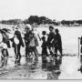 Chinese refugees escaping from Yellow River Flood 1938. Uploaded by Alex Shih [Public Domain], via Wikimedia Commons. Original author unknown.