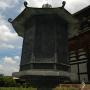 A large metal lantern on display in front of Todaiji Temple Nara prefecture. Photo by JL, (c) ASC