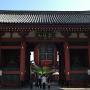 Kaminarimon Gate with famous red lantern at Sensoji Asakusa Kannon Temple Tokyo. Photo by JL, (c) ASC