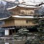 The three-storeyed pavilion of Kinkakuji the Temple of the Golden Pavilion Kyoto. Photo by JL, (c) ASC