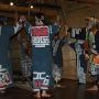 Ainu men perform a traditional dance ceremony Hokkaido. Photo by JL, (c) ASC