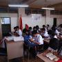 Junior high school students studying in class. Photo by JL, (c) ASC