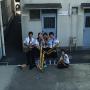 Members of the brass band club at a junior high school practice. Photo by JL, (c) ASC
